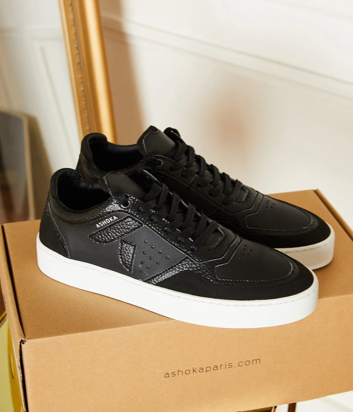 Sneaker Matéo Basse Biosourcée & Recyclée Noire