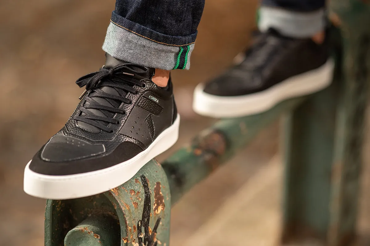 Sneaker Matéo Basse Biosourcée & Recyclée Noire
