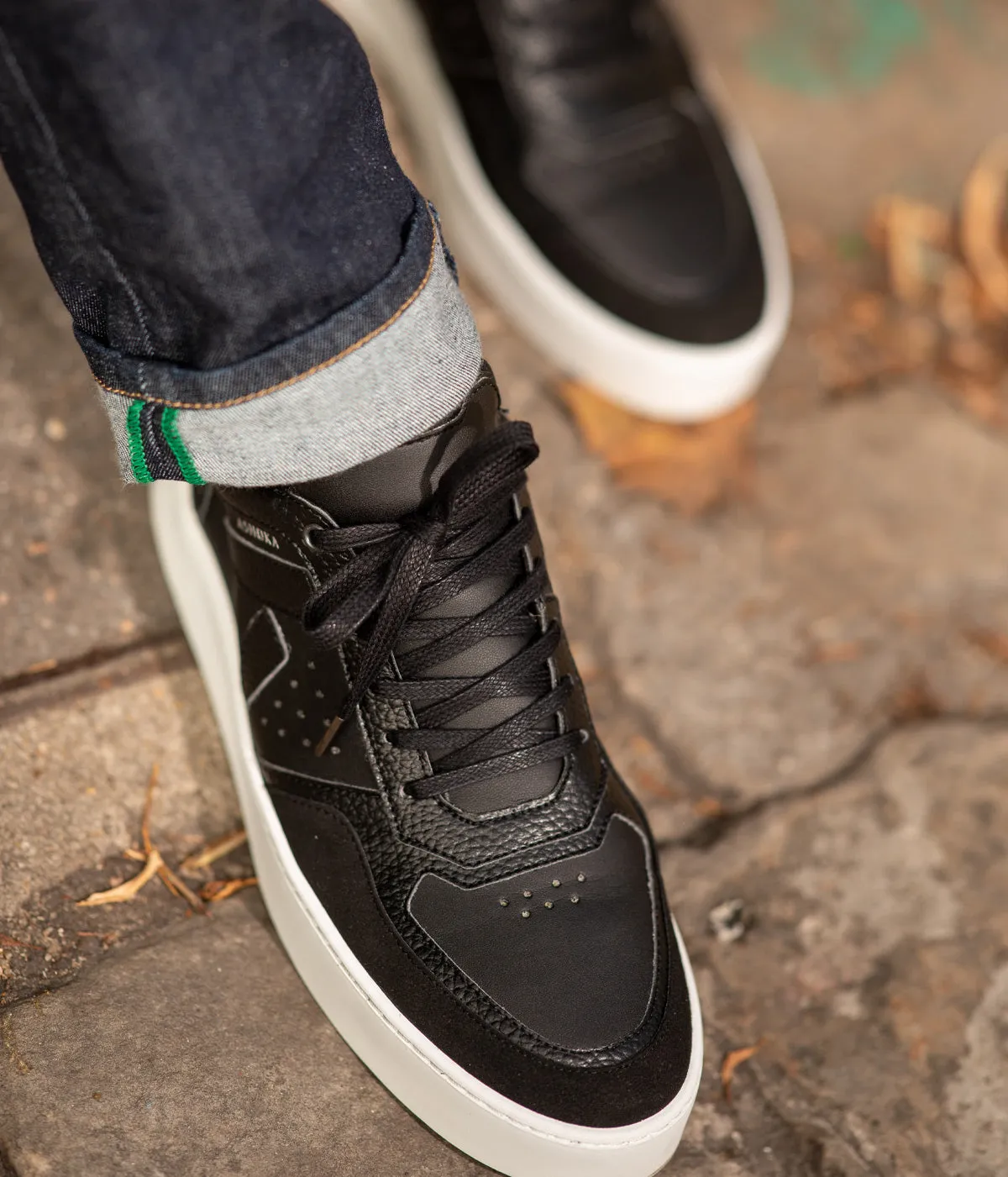 Sneaker Matéo Basse Biosourcée & Recyclée Noire