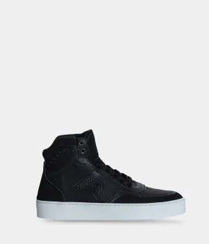 Sneaker Matéo Montante Biosourcée & Recyclée Noire