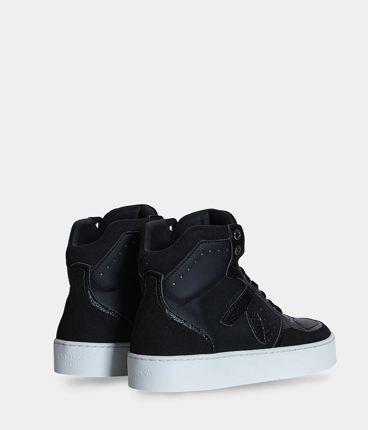Sneaker Matéo Montante Biosourcée & Recyclée Noire