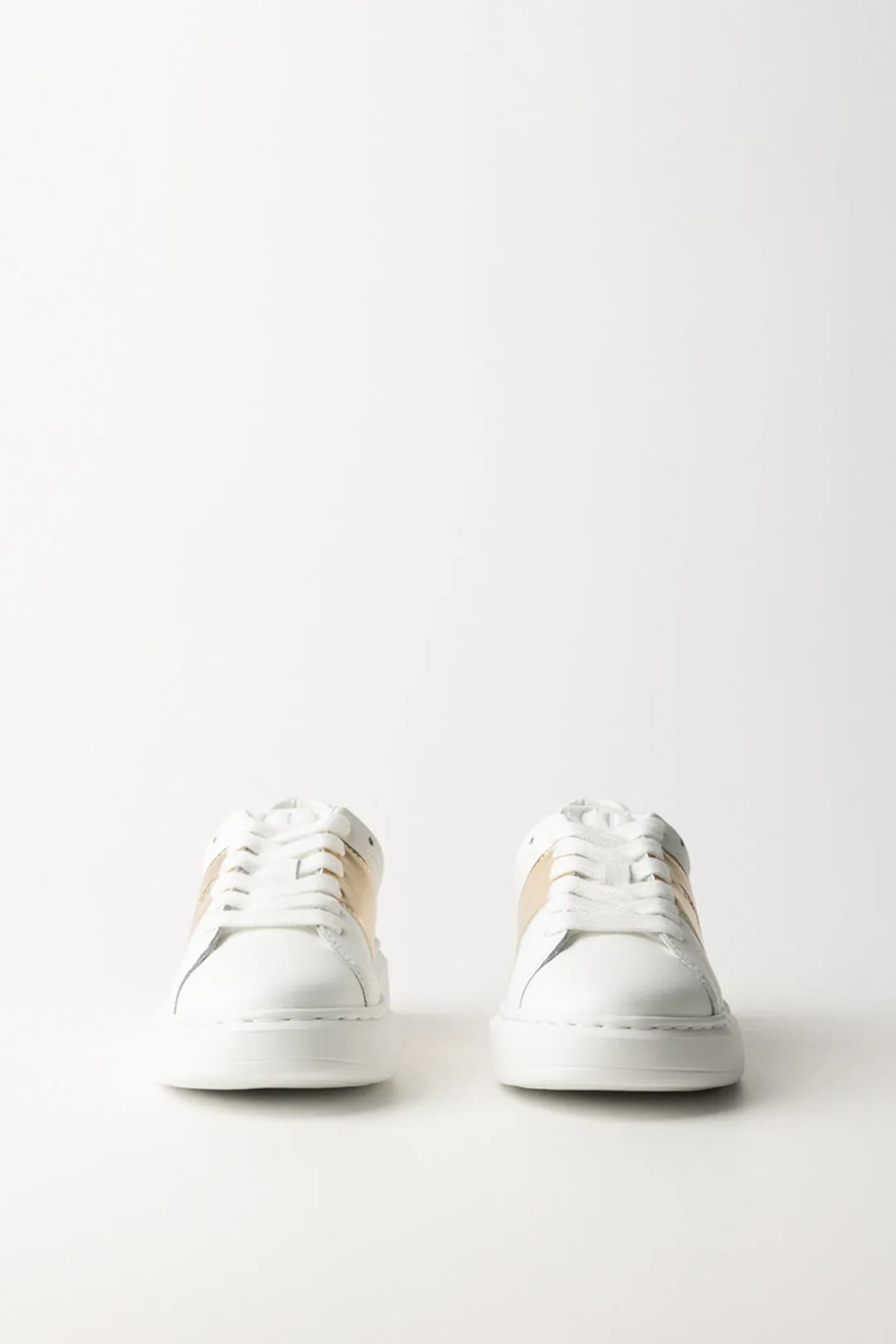 Sneakers Basse con Banda Gold