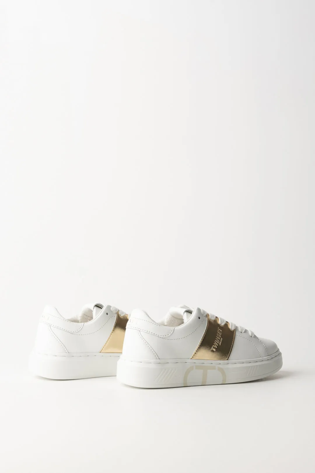 Sneakers Basse con Banda Gold