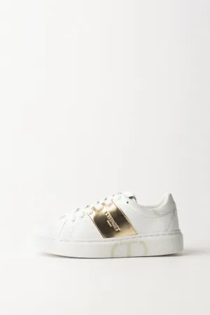 Sneakers Basse con Banda Gold