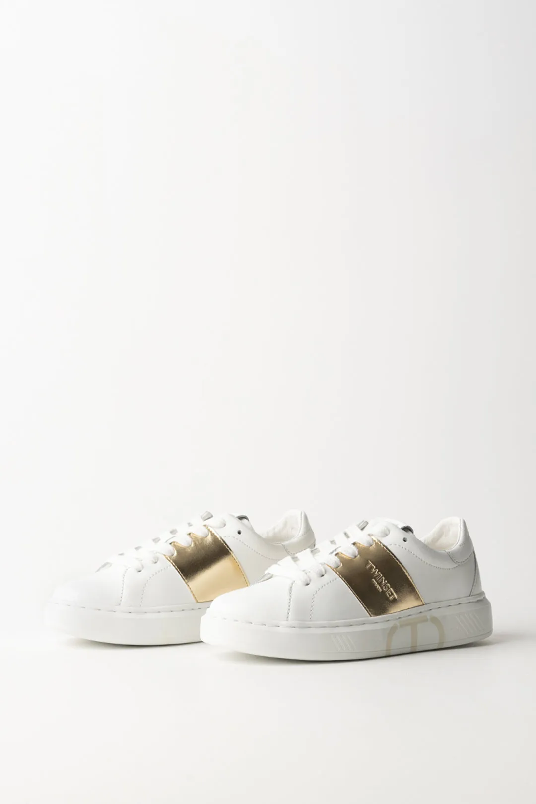 Sneakers Basse con Banda Gold