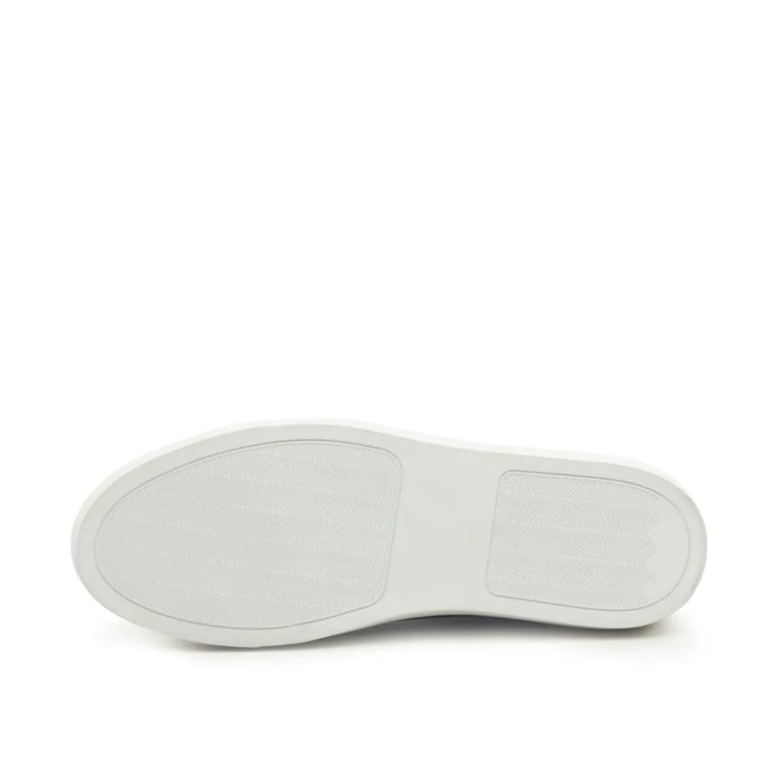 Sneakers Spinner en cuir marron moyen - Semelles Blanches