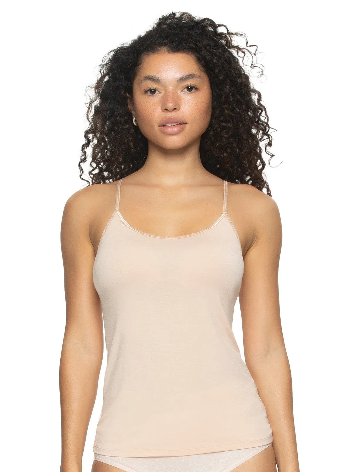 So Smooth Modal Cami Top w/ Built In Shelf Bra
