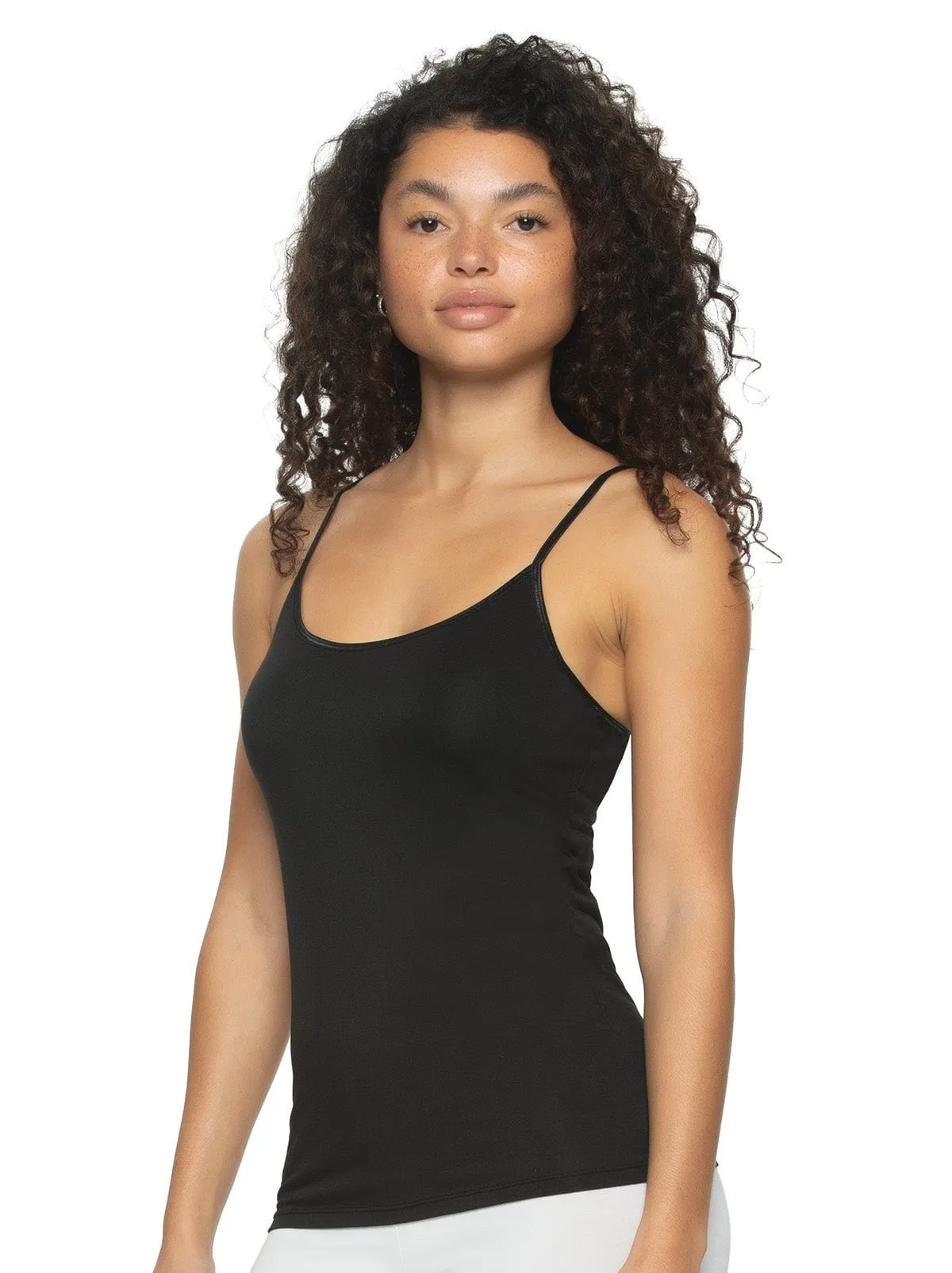 So Smooth Modal Cami Top w/ Built In Shelf Bra