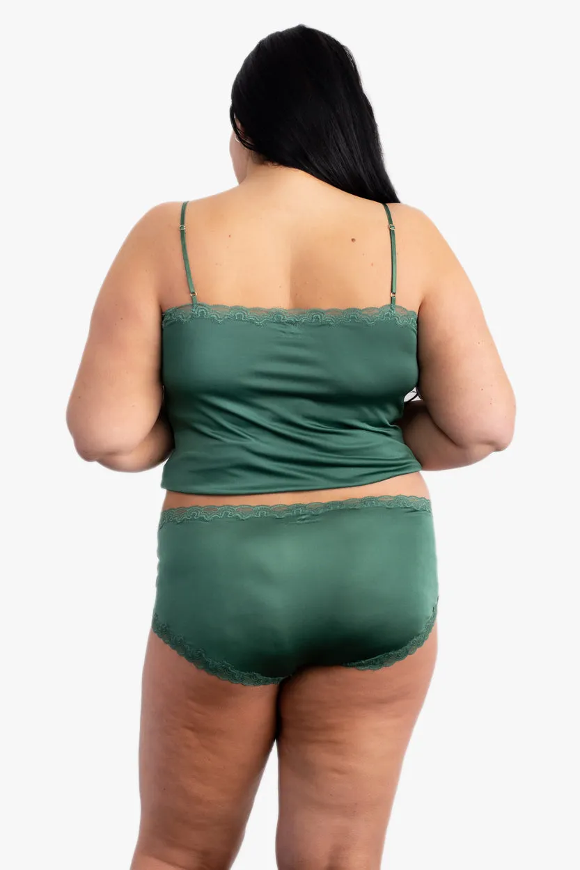 Soft Silk Underwear and Cami Set