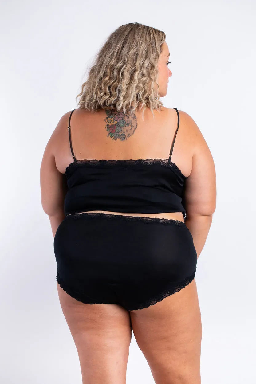 Soft Silk Underwear and Cami Set