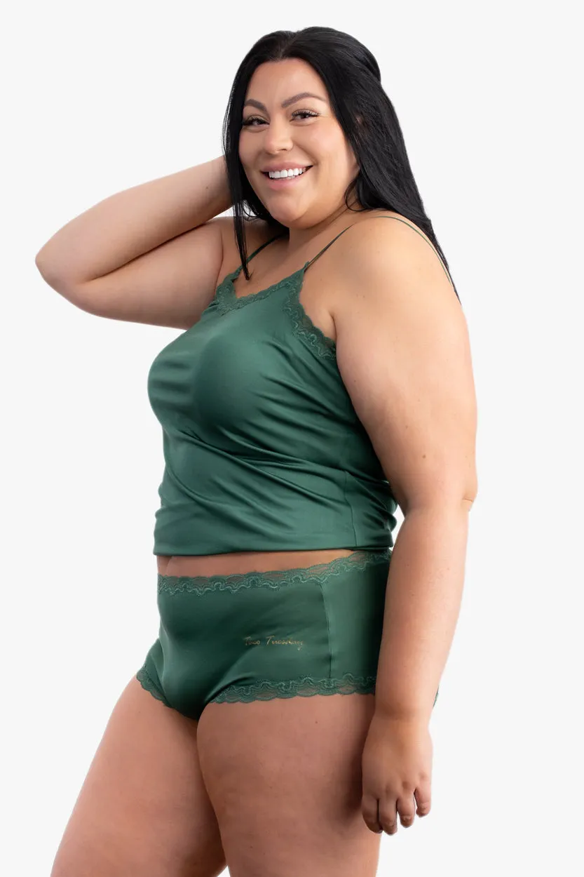 Soft Silk Underwear and Cami Set