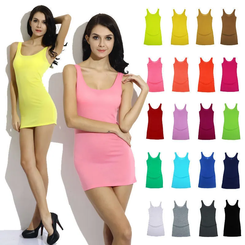 Solid Slim Women tank Tops Summer Sleeveless Jersey Cotton Tanks Camis Tees For Woman Fashion Sexy Top White Black Vest