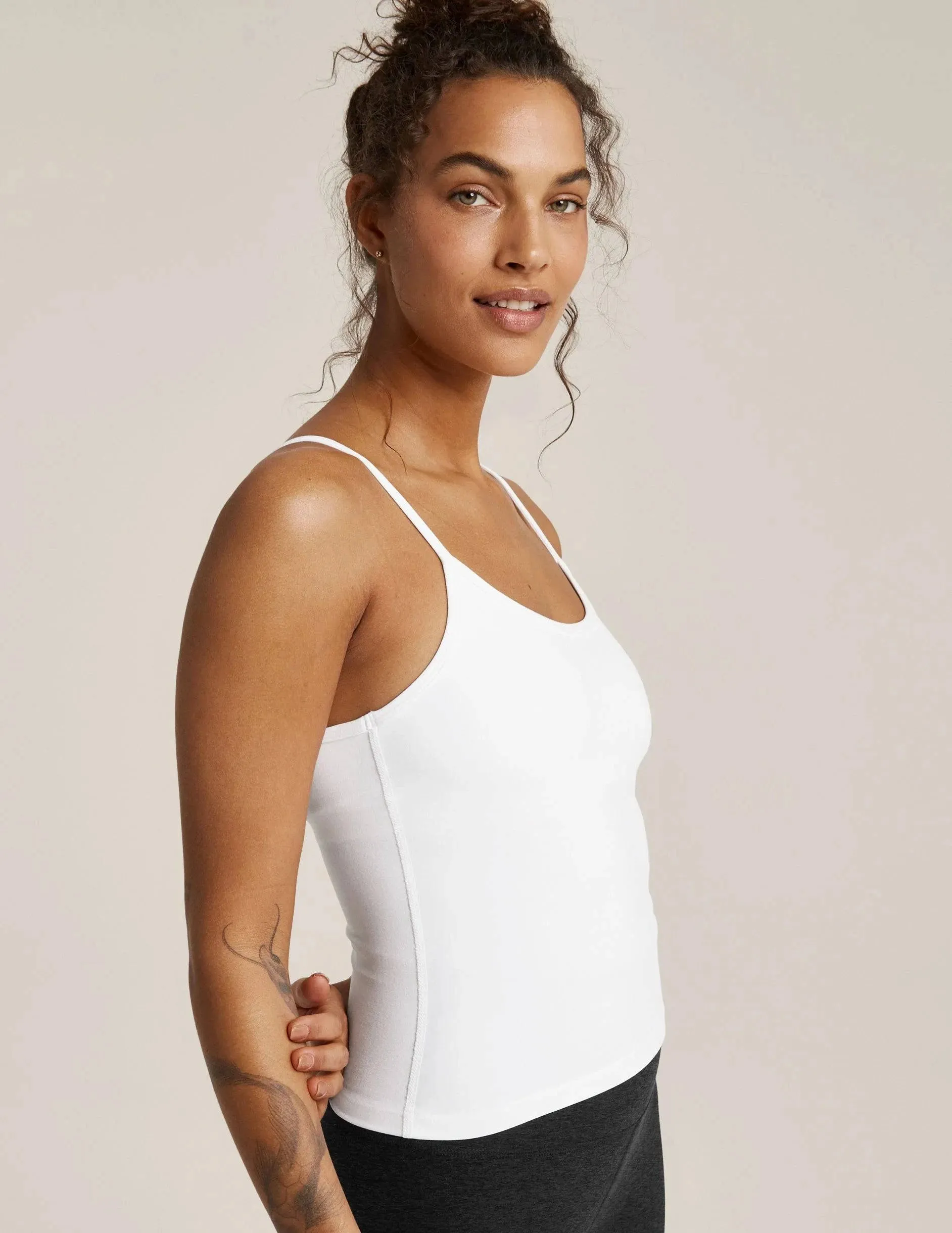 Spacedye Truly Tank by Beyond Yoga | Cloud White