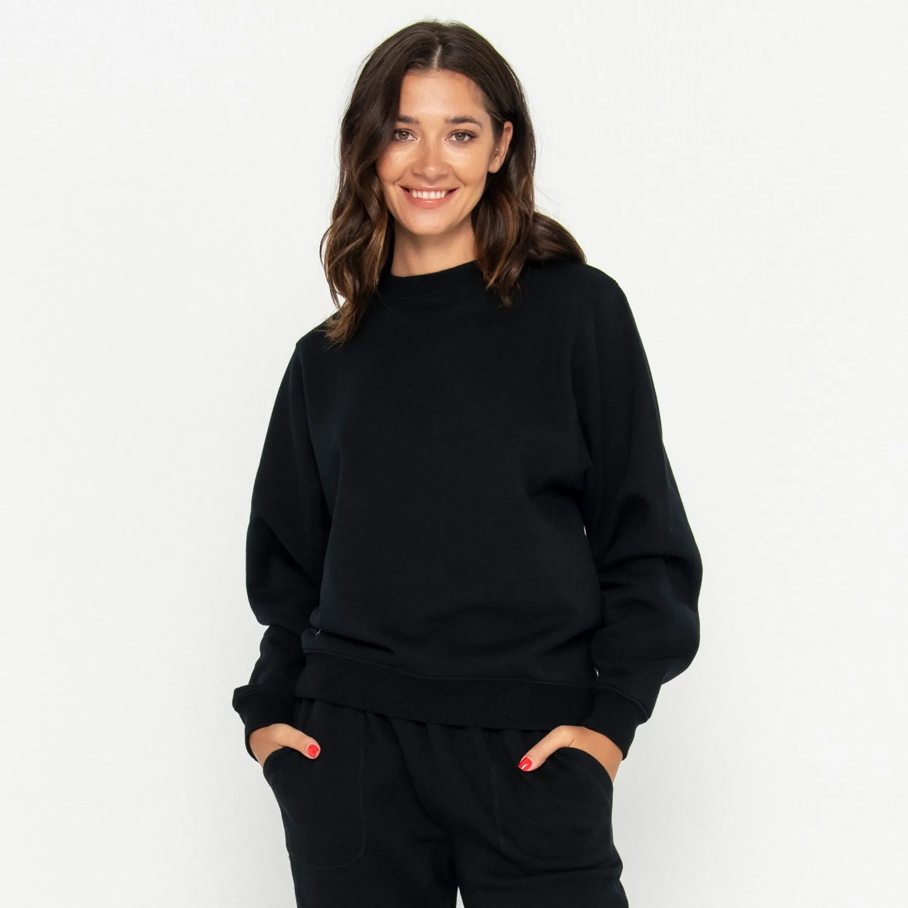 Squared Up Sweatshirt Final Sale - Black
