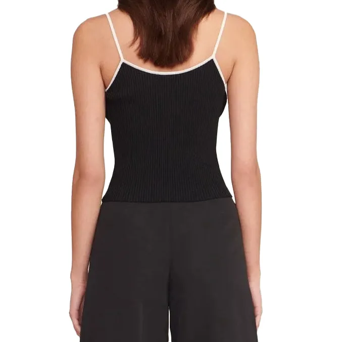 Staud Soleil Black Tank Sweater