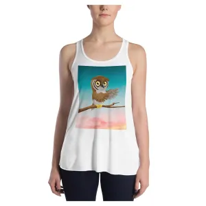 Stormy Owl Racerback Tank