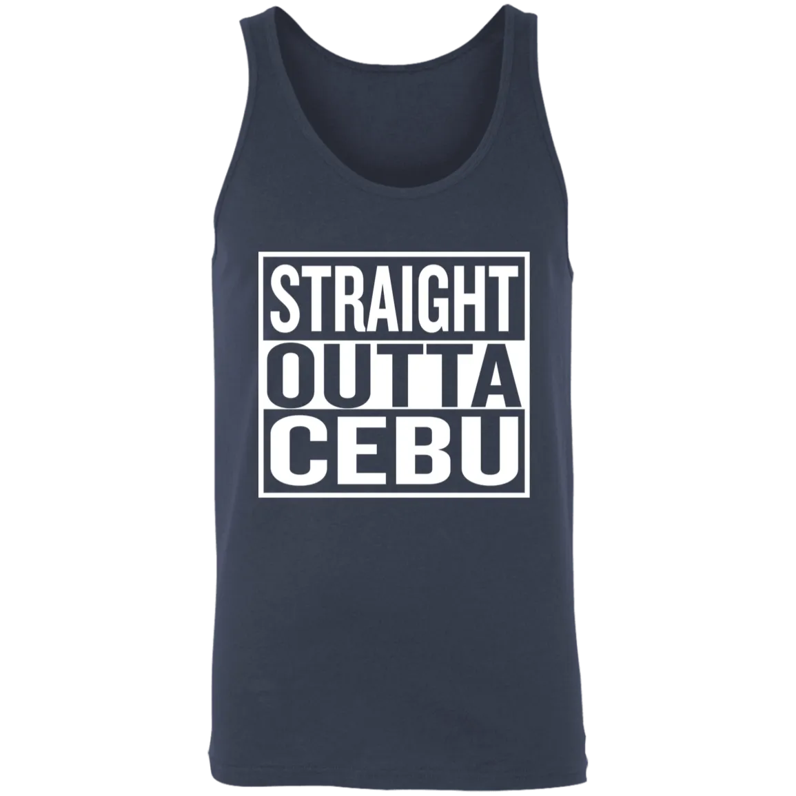 Straight Outta Cebu Unisex Cotton Tank Top