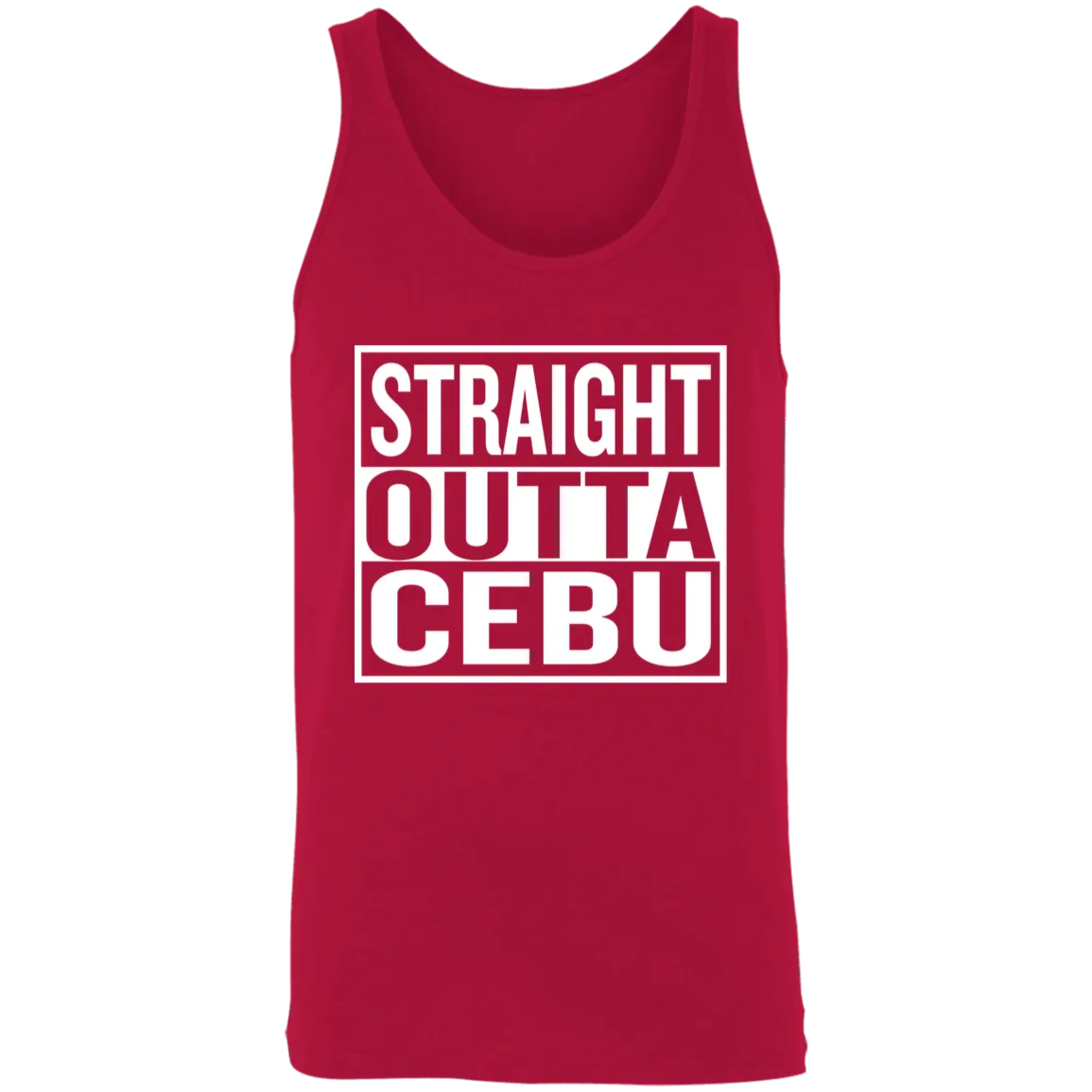 Straight Outta Cebu Unisex Cotton Tank Top
