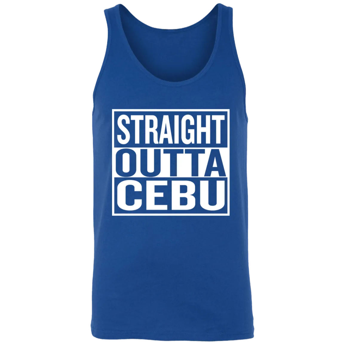 Straight Outta Cebu Unisex Cotton Tank Top