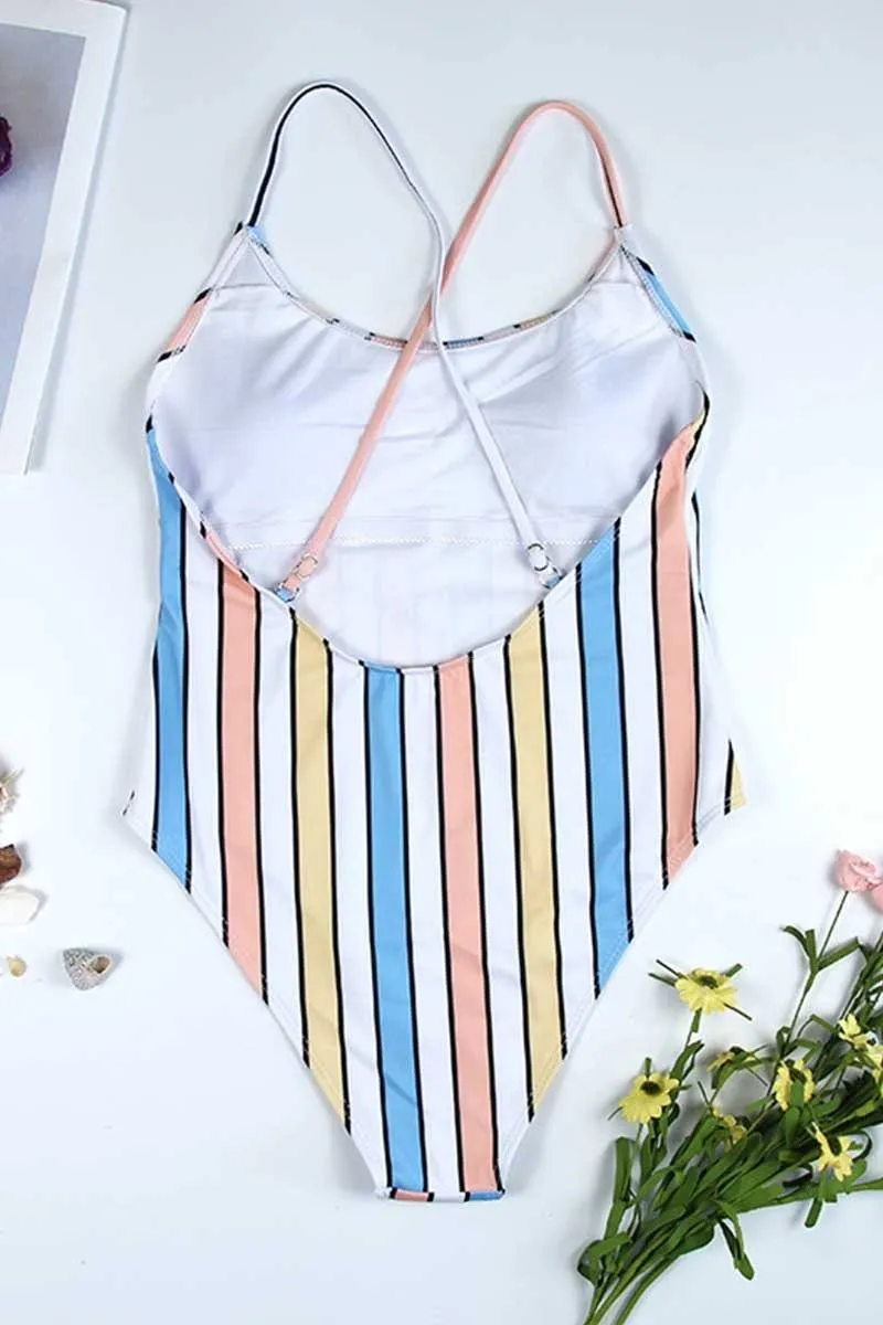 Striped Bikini Swimsuit