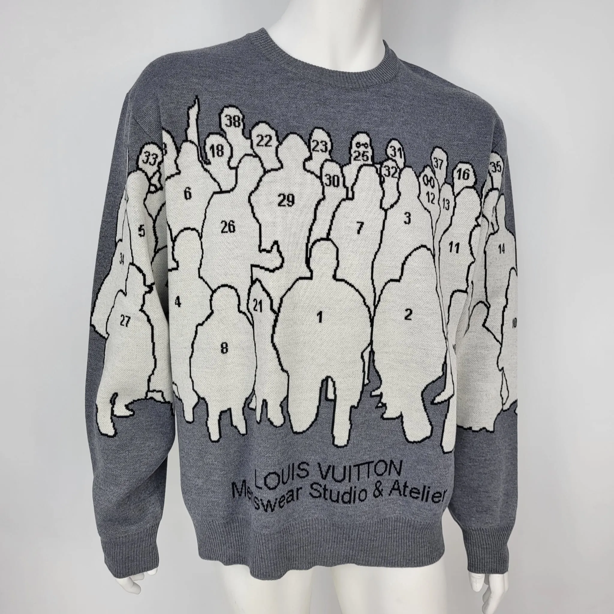 Studio Jacquard Crewneck