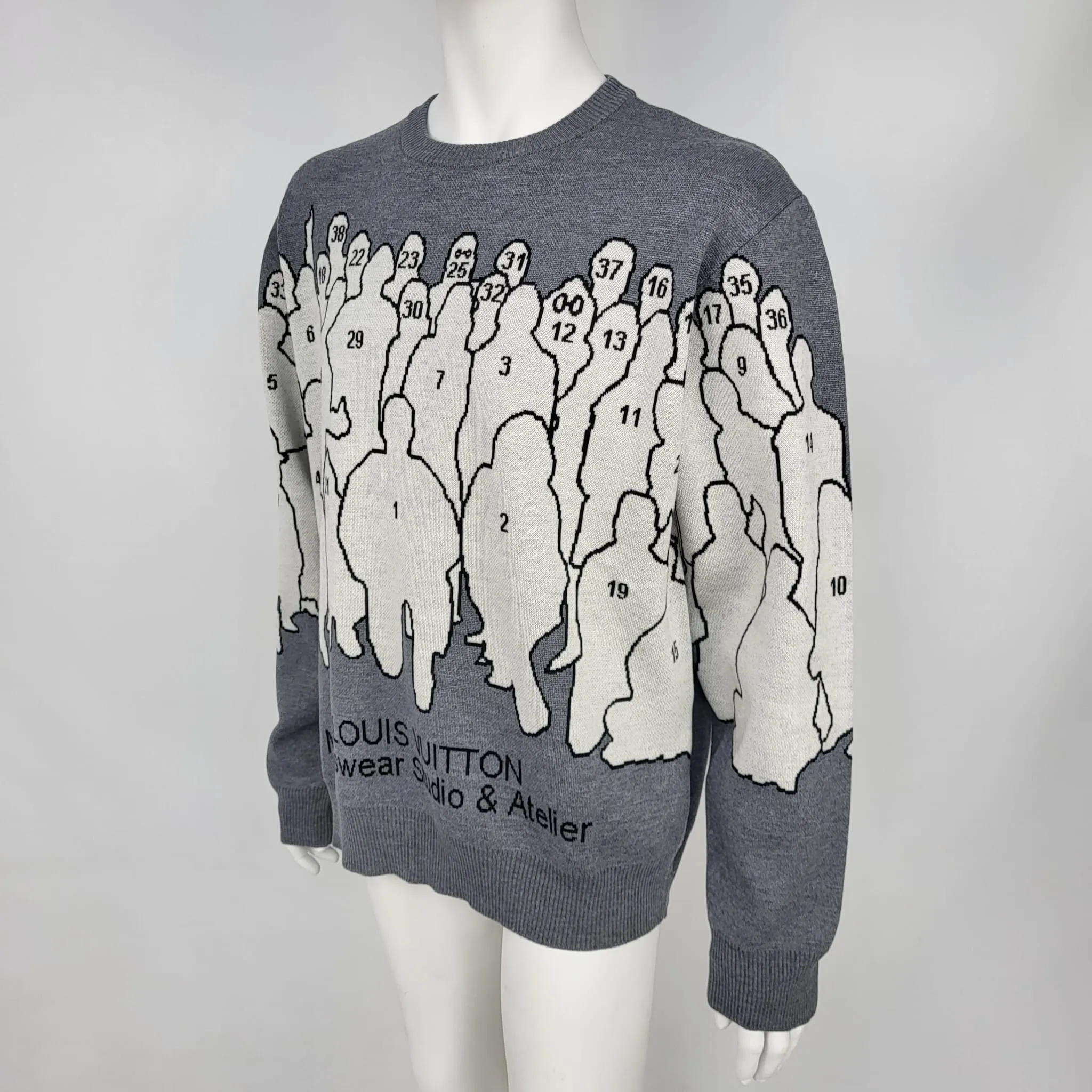 Studio Jacquard Crewneck