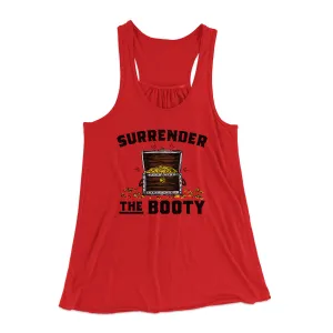 Surrender The Booty Women's Flowey Racerback Tank Top