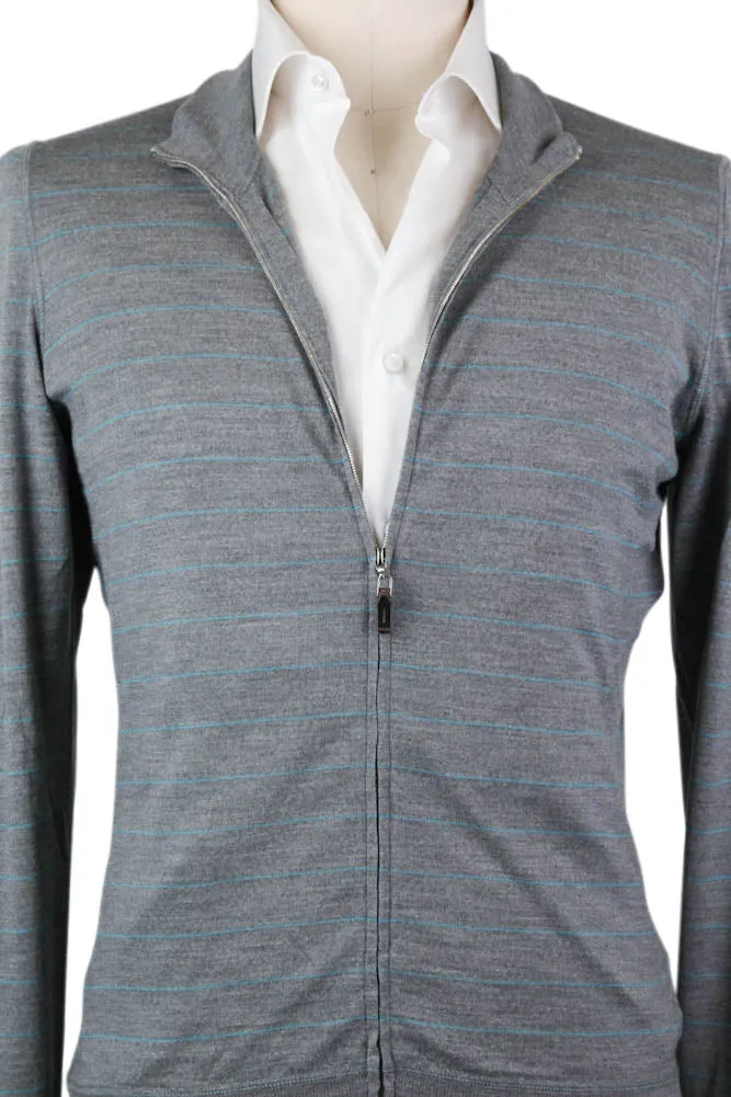 Svevo Parma Gray Wool Sweater - Size: Medium US / 50 EU