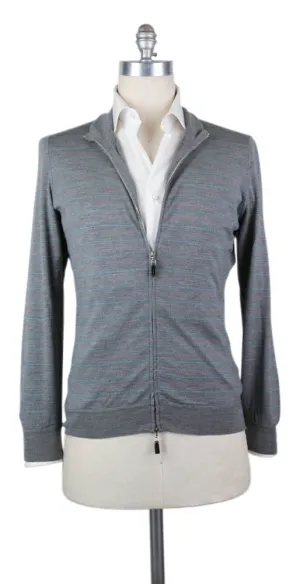 Svevo Parma Gray Wool Sweater - Size: Medium US / 50 EU