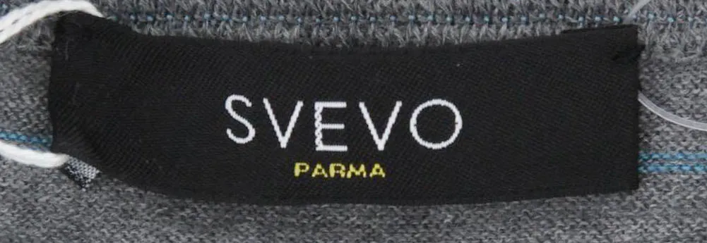 Svevo Parma Gray Wool Sweater - Size: Medium US / 50 EU