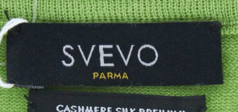 Svevo Parma Green Cashmere Blend Sweater - Size: Large US / 52 EU
