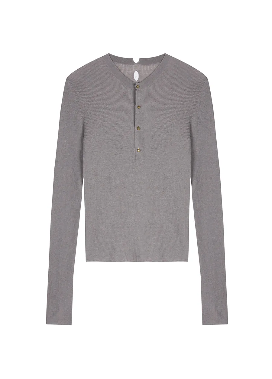 Sweater / JNBY Back Hollowed Out Design Sweater