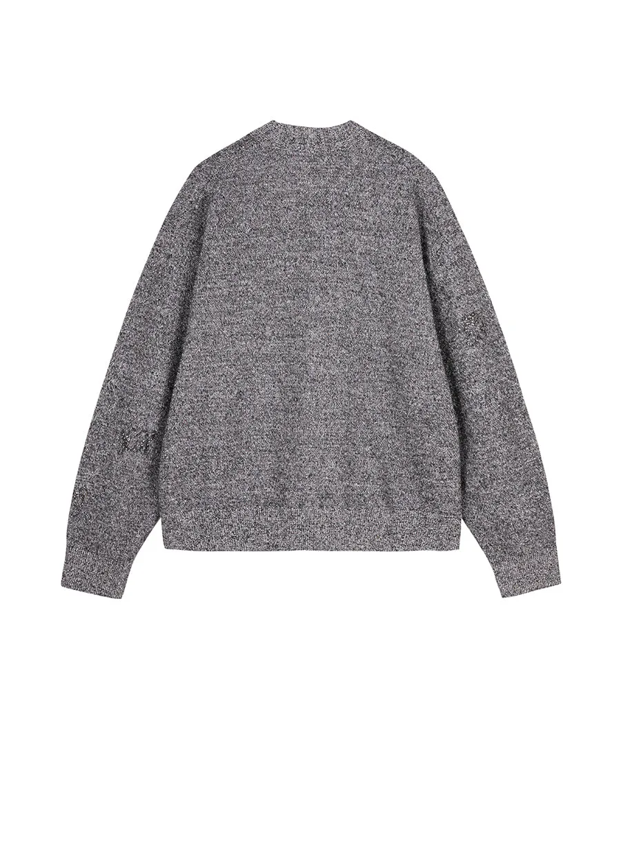 Sweater / JNBY  Butterfly-embellished Mid-length Cardigan