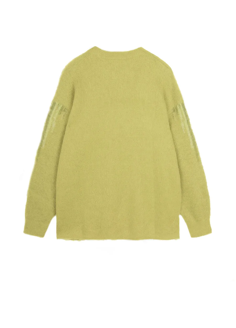 Sweater / JNBY Crew-necked Intarsia-knit Sweater