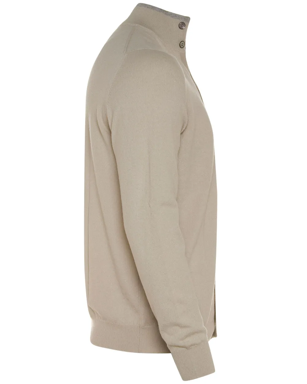 Tan Button Cardigan