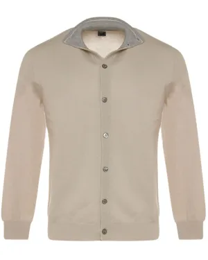 Tan Button Cardigan