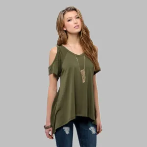Tank Tops Women v-Neck hole on shoulder Loose T Shirt Ladies female sexy clothes loose Vest tanks