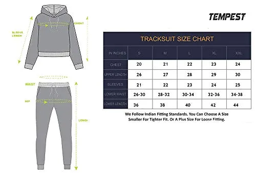 TEMPEST Sports Tracksuit For Men; Grey; XXL