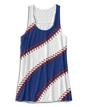 Texas Ball Stitch Racerback Tank Top