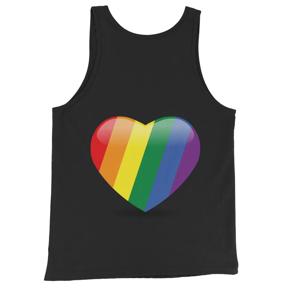 The Abbey Weho Logo Gay Pride Heart Tank Top