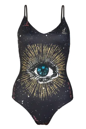 The Cosmos Eye | V-shape Swimsuit