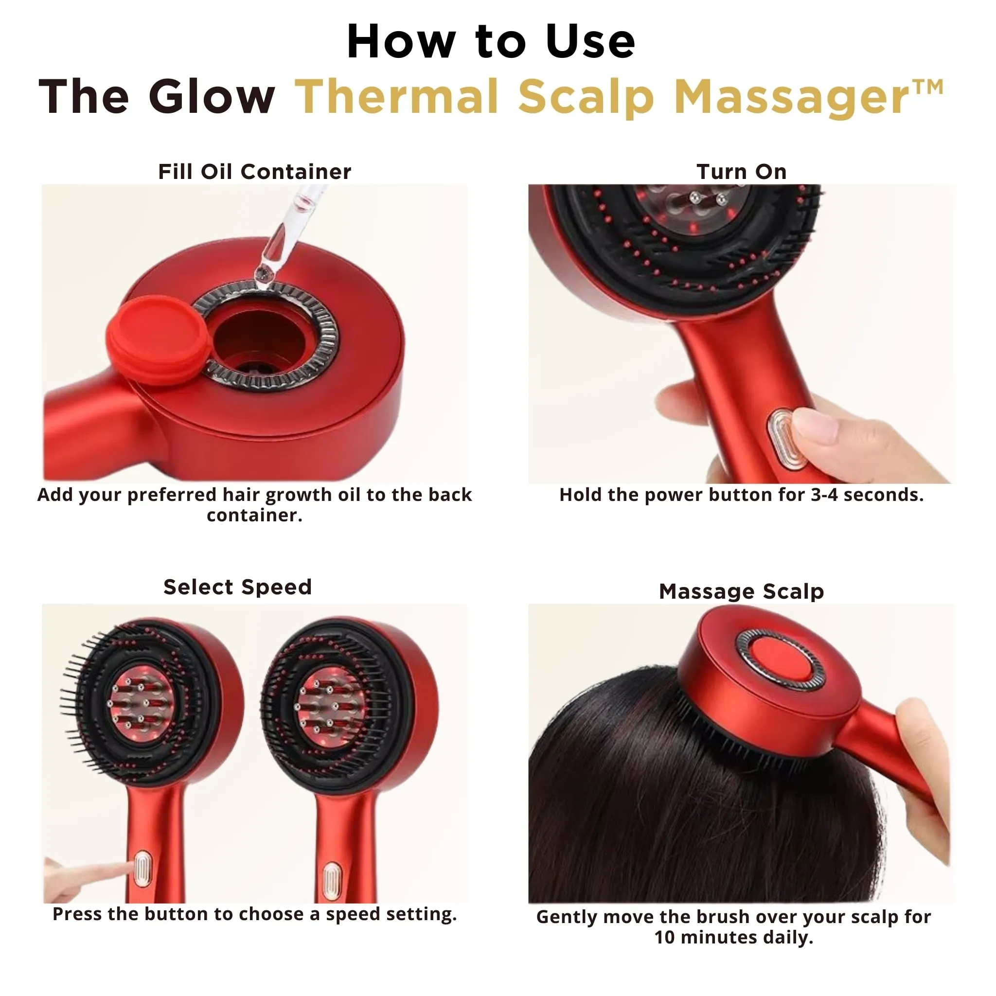 The Glow Thermal Scalp Massager™