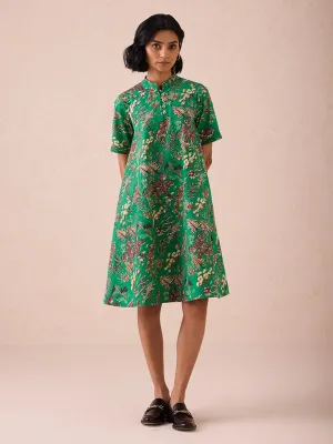 The Harmony Mandarin Collar Dress
