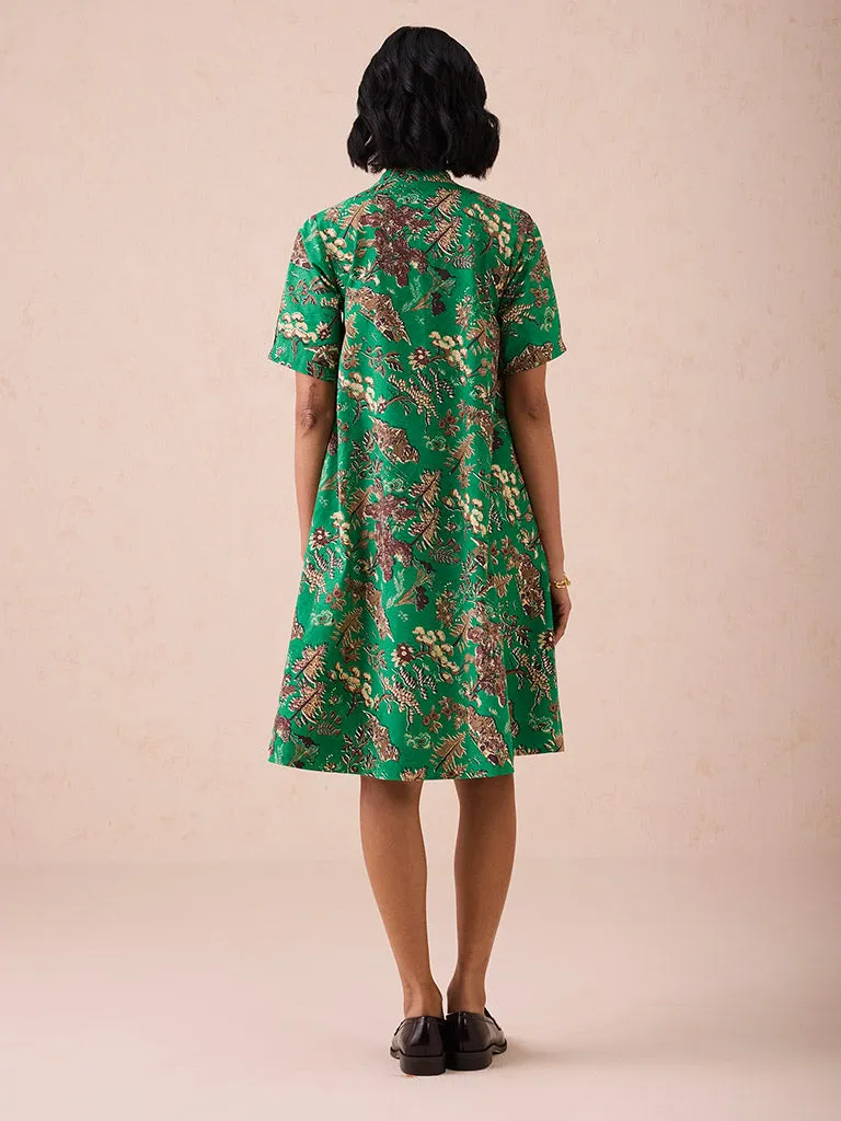 The Harmony Mandarin Collar Dress