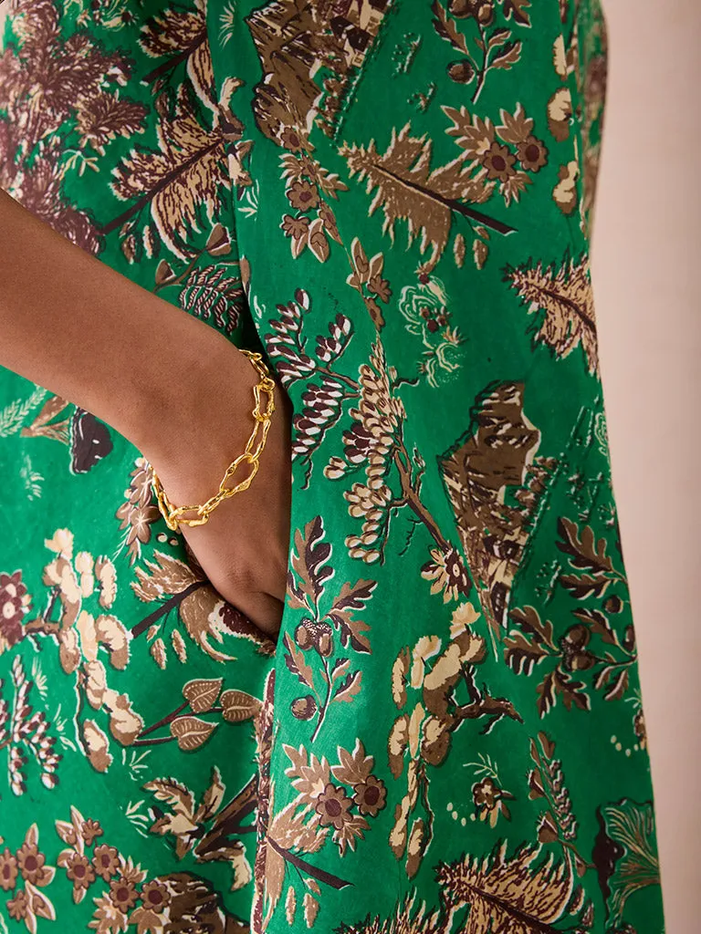 The Harmony Mandarin Collar Dress