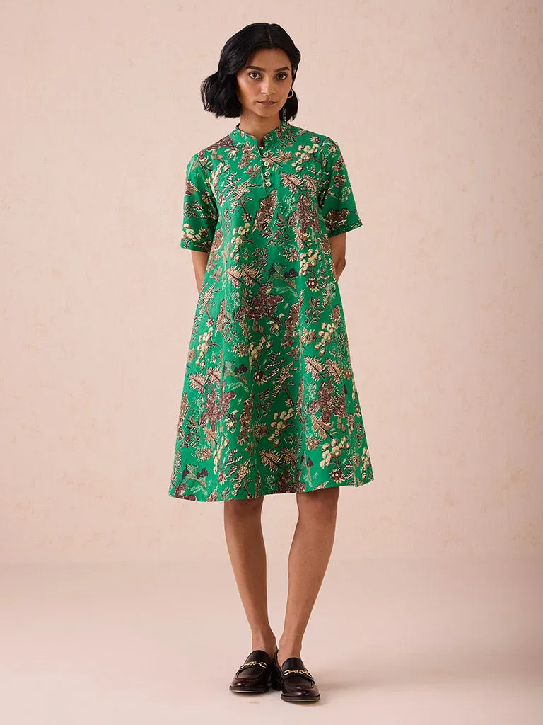 The Harmony Mandarin Collar Dress