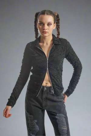 The Ragged Priest Target Zip Up Jumper
