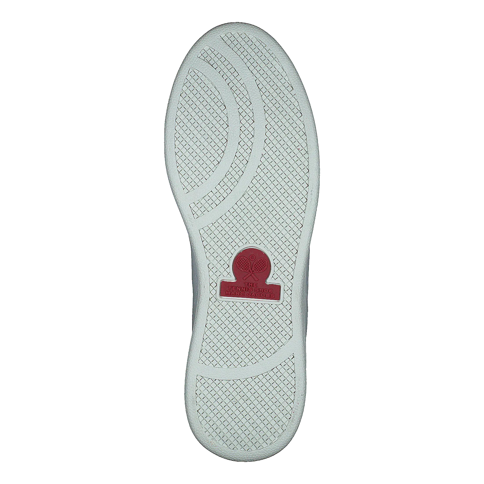 The Tennis Shoe White-red