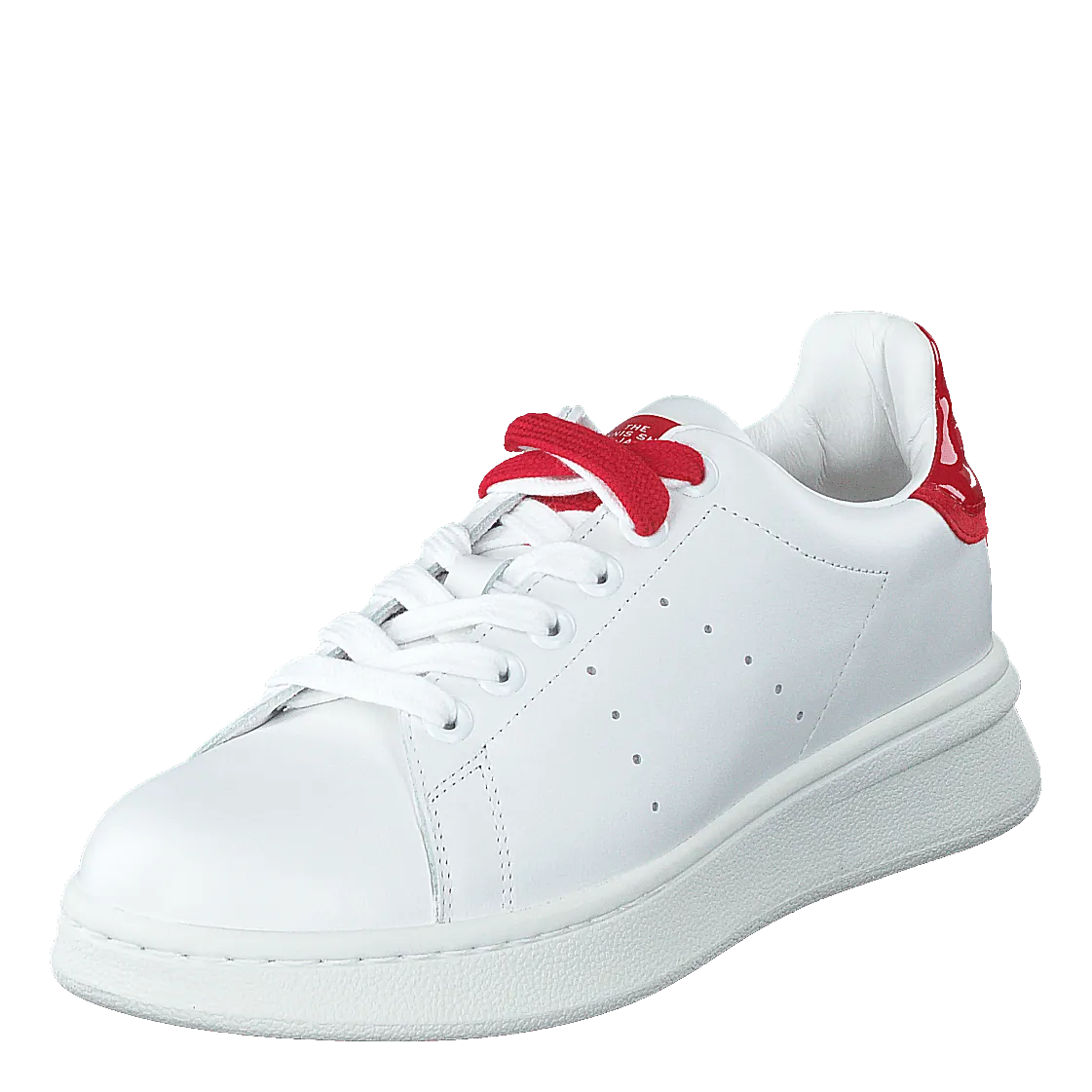 The Tennis Shoe White-red
