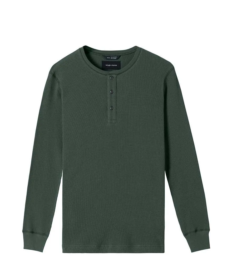 Thermal Henley Pine